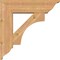 Ekena Millwork Westlake Traditional Smooth Bracket w/ Offset Brace, Western Red Cedar, 7 1/2"W x 26"D x 26"H BKT0806X26X26WTL01SWR - alternate 4